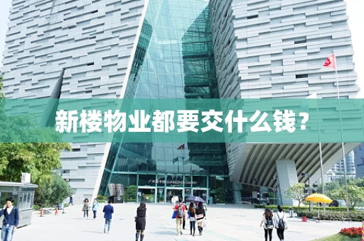 新楼物业都要交什么钱？