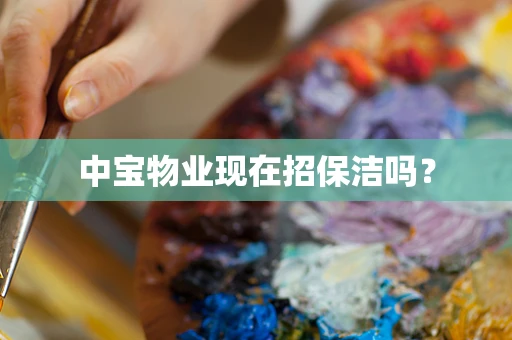 中宝物业现在招保洁吗？
