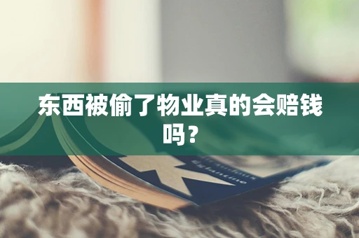 东西被偷了物业真的会赔钱吗？