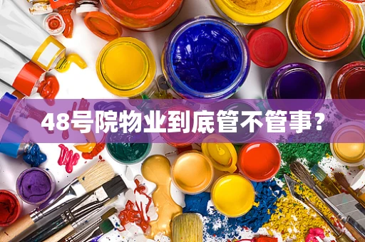 48号院物业到底管不管事？
