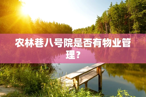 农林巷八号院是否有物业管理？