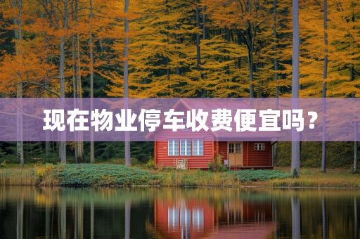 现在物业停车收费便宜吗？