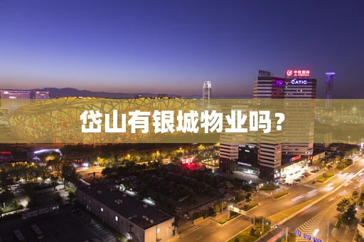岱山有银城物业吗？