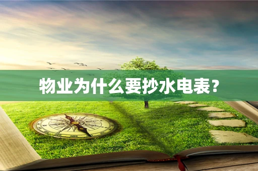 物业为什么要抄水电表？