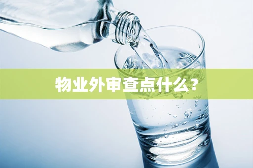 物业外审查点什么？