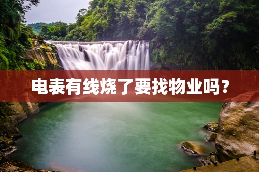 电表有线烧了要找物业吗？