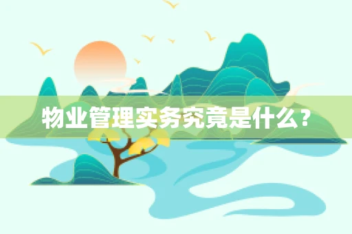 物业管理实务究竟是什么？