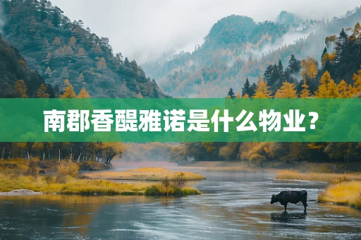 南郡香醍雅诺是什么物业？