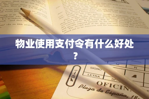 物业使用支付令有什么好处？