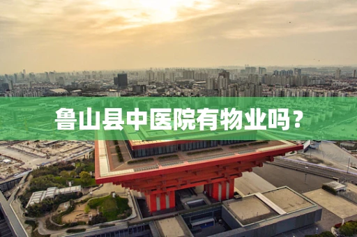 鲁山县中医院有物业吗？