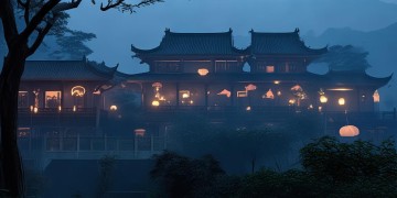 仙鹤山庄晚上会进行物业管理吗？