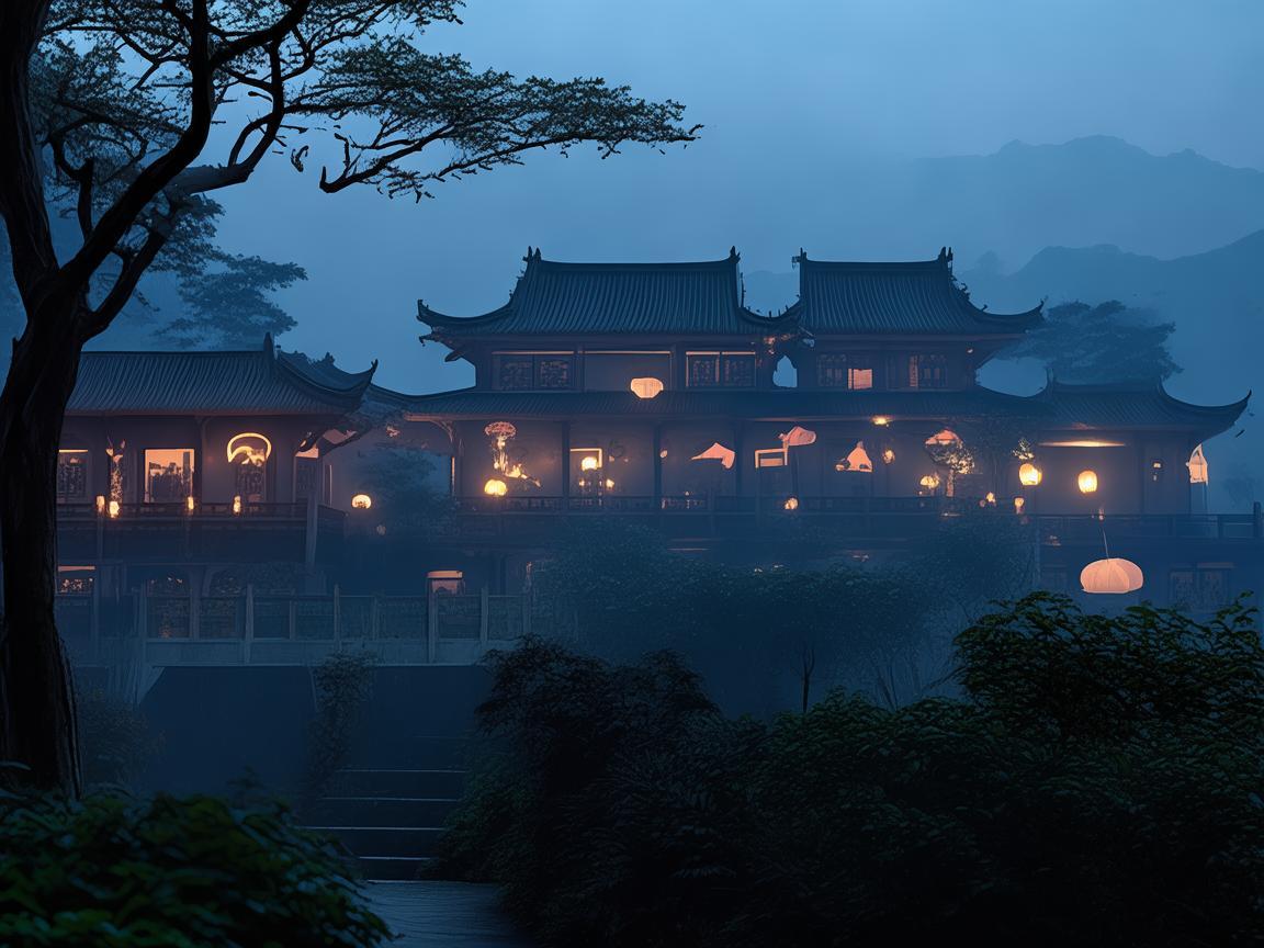 仙鹤山庄晚上会进行物业管理吗？